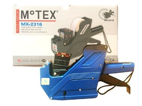 Etiquetadora Lote Precio Fechadora Doble Linea numeros Motex Mx-2316