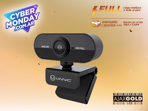 Camara Web Webcam Usb Pc Full Hd 1080p Plug & Play Microfono