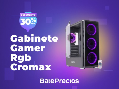 Gabinete Cm-2802 Pc Gamer S/ Fuente Rgb Cromax