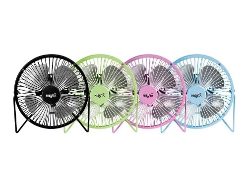 Ventilador USB Metalico para Escritorio PC Notebook Auto 2100 RPM