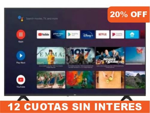 Smart TV LED 50" 4K UHD Netflix Youtube BGH B5022UK6