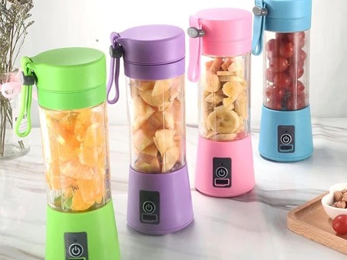 Licuadora de alimentos portátil recargable con USB de 380 ML