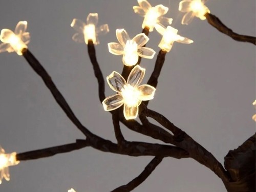 Árbol bonsai con luz led blanco cálida de 45 cm. de alto