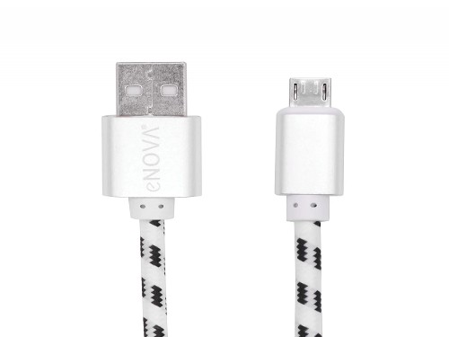 Cable micro USB metal 2 Metros - enova 
