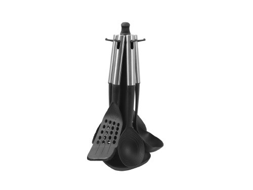 Set 6 Utensilios Con Base Silver Industrial Ilko