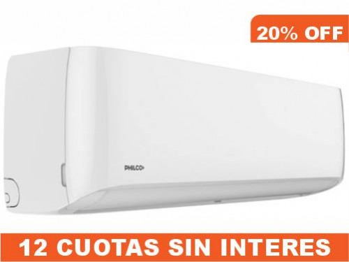 Aire Acondicionado Split 3400w F/C Eficiencia A PHILCO PHS32HA4CN