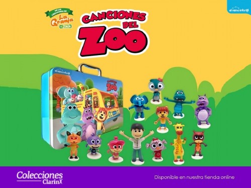 Figuras Del Zoo Colección Completa + caja Contenedora Oficial