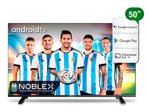 Smart Tv 50" 4K UHD Android Tv HDMI USB Netflix Youtube Noblex