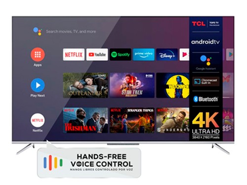 Smart Tv 50" 4K UHD Android Tv Control de Voz HDR TCL