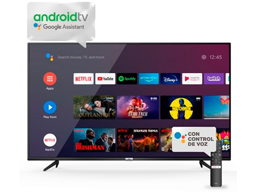 Smart Tv 50" 4K UHD Android Tv Netflix Youtube Control de Voz TCL