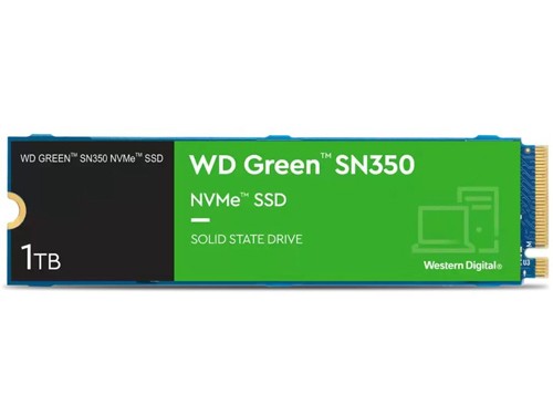Disco Solido Ssd M2 Pci-E 1Tb WD SN350 Green