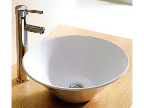 Bacha De Apoyar Conica Aqualia Blanca Aq2113W