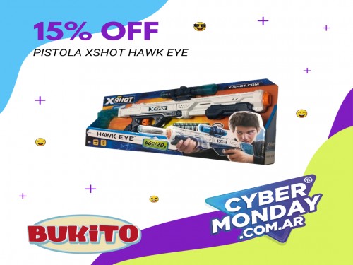 Pistola Xshot Hawk Eye- Armas De Juguete