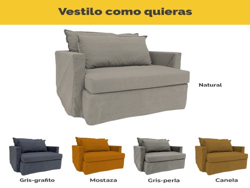 Sillón Parker con Funda Tusor a Elección
