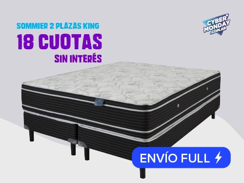 Sommier king size Espuma alta densidad Rembrandt 200x200 Sueño dorado