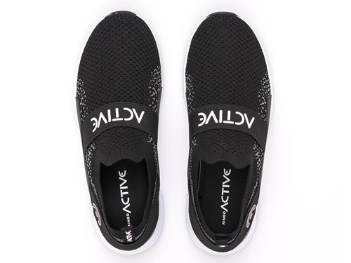 Zapatilla Mujer Sport & Style YAYA Textile Black Ringo Active