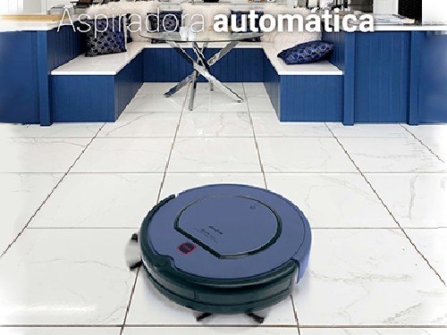 Aspiradora Robot Smart-tek Ava Mini Inteligente Azul