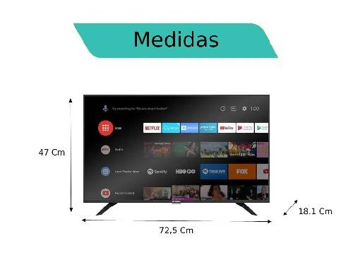 Smart Tv Hyundai 32" Led HD Android 32HD5A