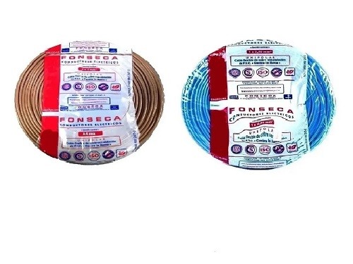 Cable Unipolar Normalizado 2,5mm Pack x 2 Rollos de 100m c/u Fonseca