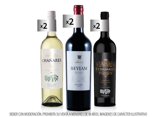Box 4 - Caja x6 Vinos Premium - Bodegas de Mendoza -