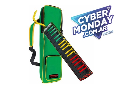 MELODICA HOHNER C94453S AIRBOARD RASTA 37 TECLAS