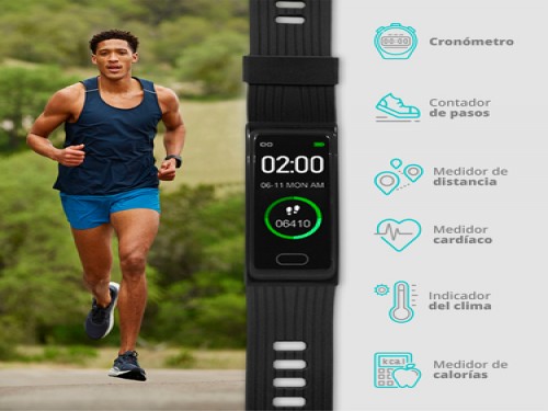 Reloj Smartband Inteligente T-GO deportivo notificaciones cronometro