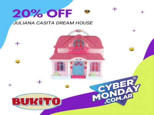 Casita Muñecas Juliana Dream House Accesorios Casa