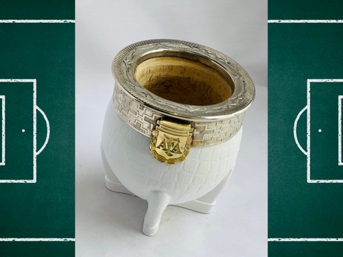 Mate Calabaza Imperial QATAR Personalizado Logo AFA y Nombre