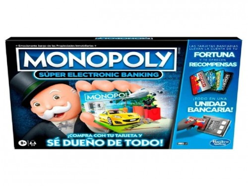 Juego De Mesa Monopoly Super Banco Electrónico Hasbro
