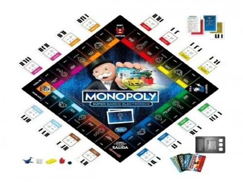 Juego De Mesa Monopoly Super Banco Electrónico Hasbro