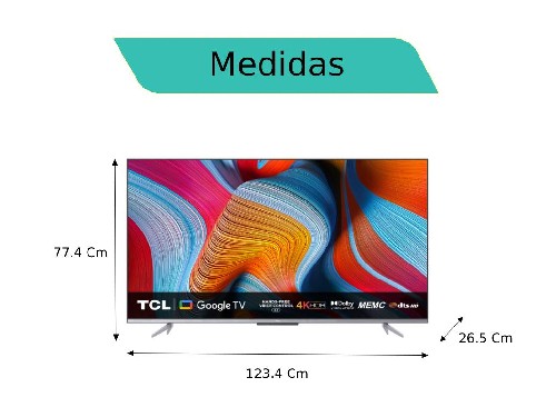 Smart Tv TCL 55" 4K UHD Google TV L55P725-F