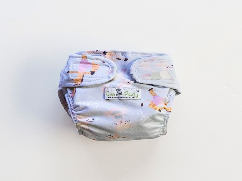 Pack de 3 Pañales de Tela "C" con 50 Liners y Absorbentes EcoParty