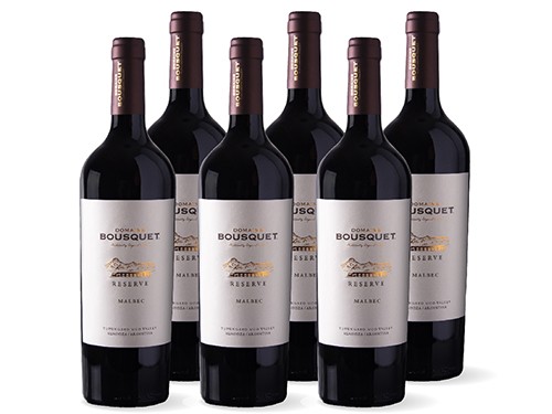 Vino Malbec Reserve Organico 6x750 ml. Domaine Bousquet