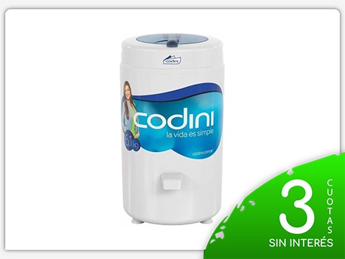 Secarropas centrífugo Advance AD61 6.1kg Blanco Codini
