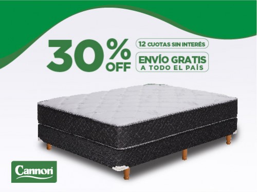 Sommier Cannon Platino 190x140 2 Plazas