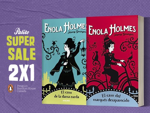 LIBROS 2X1 NANCY SPRINGER + LIBRO SORPRESA DE REGALO