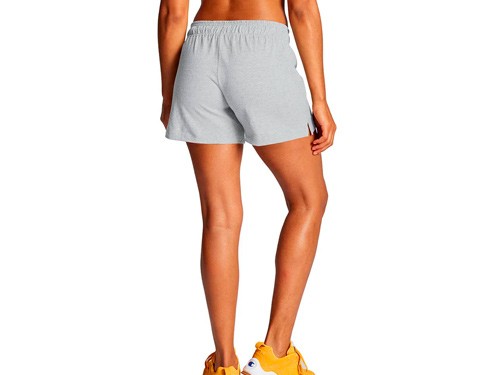 Short Champion Mujer Deportivo Jersey Gris Melange