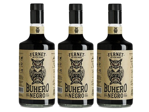 Combo Fernet Buhero Negro 700ml x 3