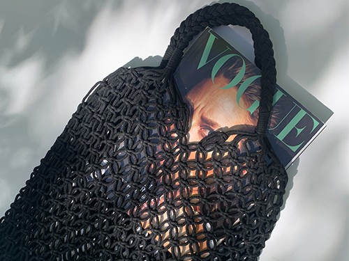 Bolso Macramé Trenzado Compañia de Sombreros