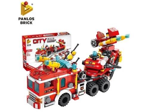 Panlos Brick Bloques Bombero 12 En 1 City Fire 1781600