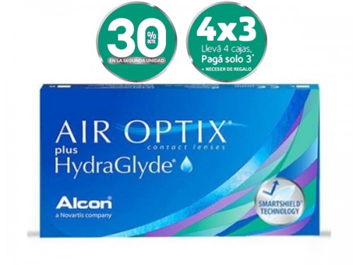 Lentes de contacto Air Optix Plus Hydraglyde