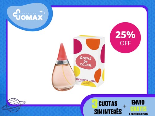 Perfume eau de parfum Gotas de color Agatha Ruiz de la Prada x 100 ml