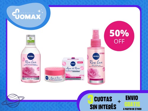 Combo Nivea Rose care