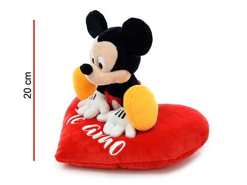 MICKEY 20 CM SOBRE CORAZON