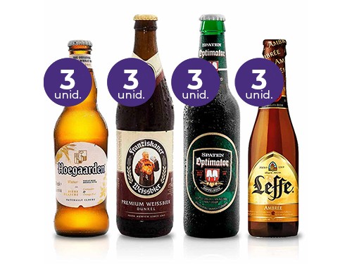 Pack Selección de 12 Cervezas Importadas