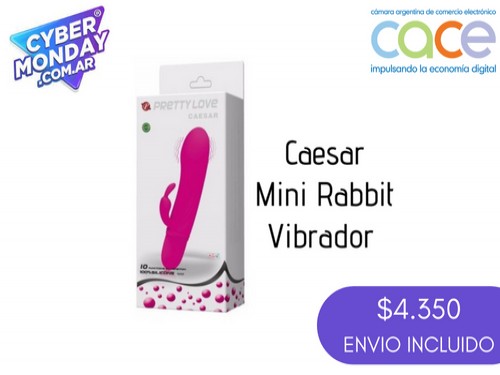 Vibrador Mini Rabbit De Silicona Médica Caesar De Pretty Love