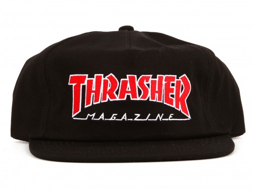 Gorra Thrasher Skate Magazine Negro Rojo