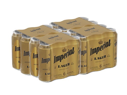 Cerveza Imperial Lager Lata 473cc Pack x 24