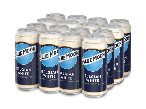 Cerveza Blue Moon Lata 473cc Pack x 16