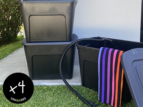 SET DE CONTENEDORES ECO BOX 80LTS 4X3!
